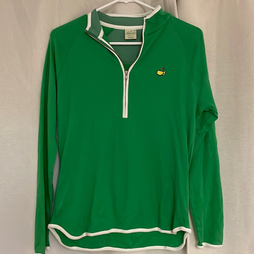 Masters green pullover